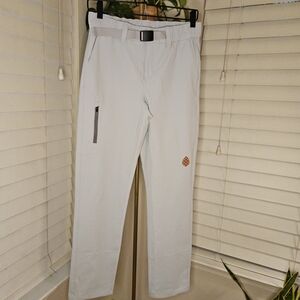 Stio Gray Cargo Jumpsuit with Functional Design